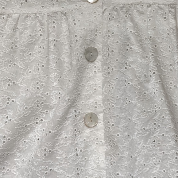 Embroidered/Eyelet Zara Shirt - New - Picture 2 of 4